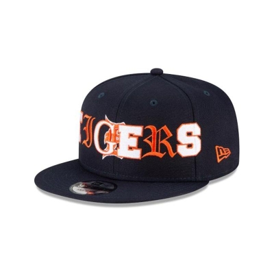 Detroit Tigers Gorra | New Era MLB Mixed Font 9fifty Snapback Cap Mexico - Azules